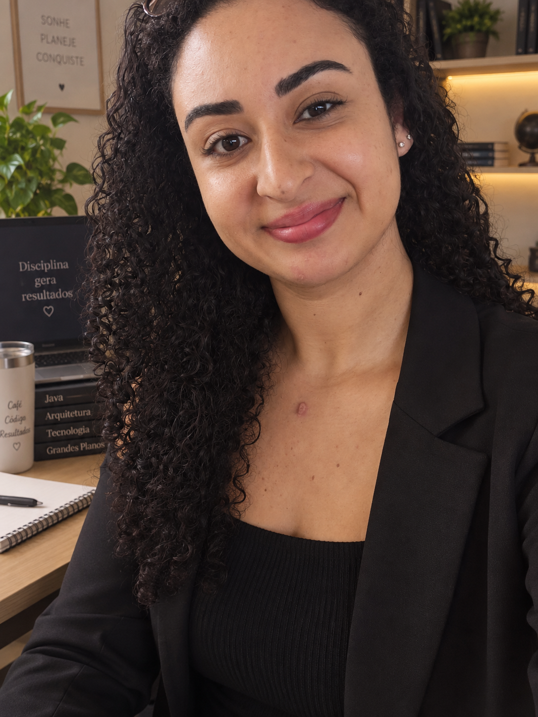 Giovanna Marozzi em um ambiente profissional